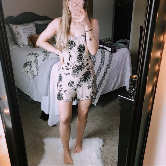 Kimchi Blue Pants - Kimchi Blue Floral Cream Romper